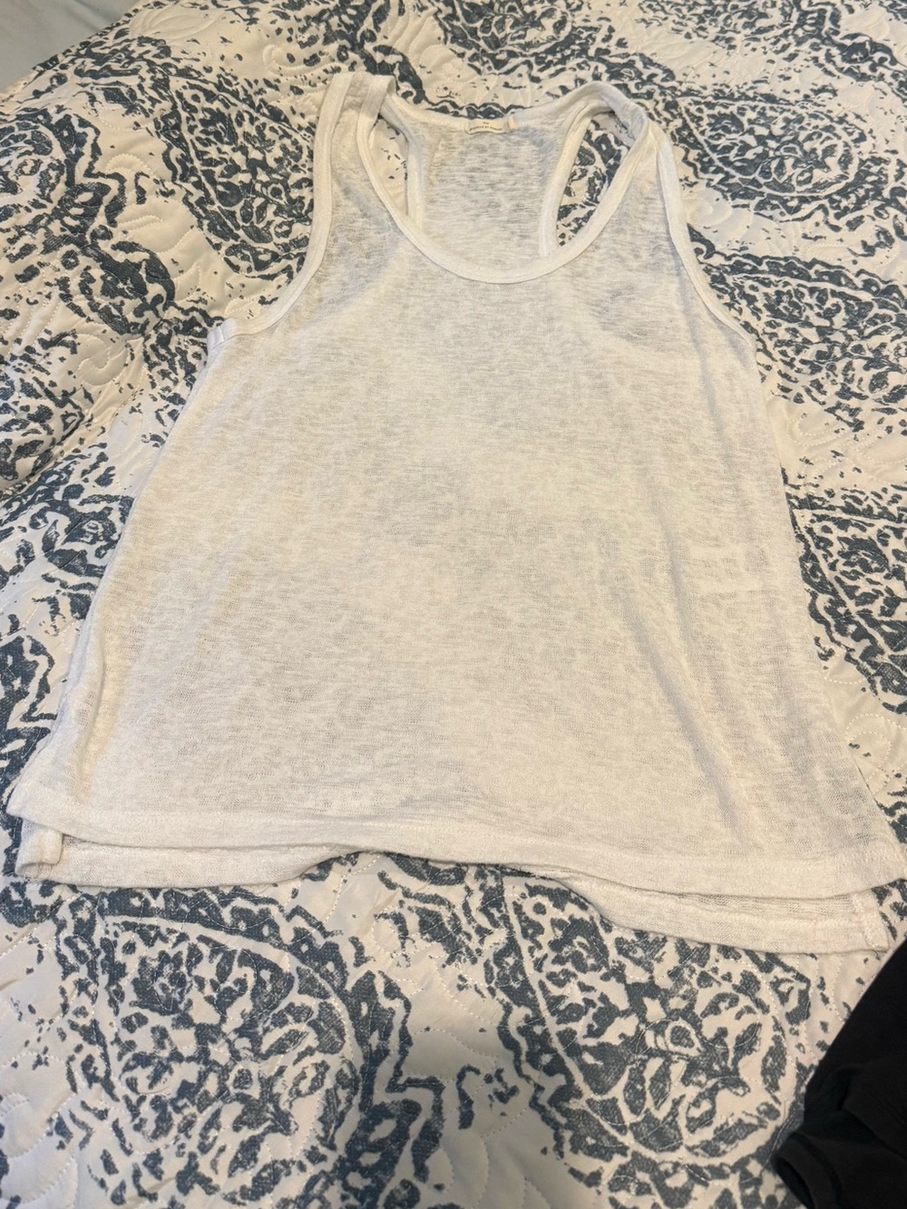 Women’s White Racerback Tank Top - Everyday Summer Staple